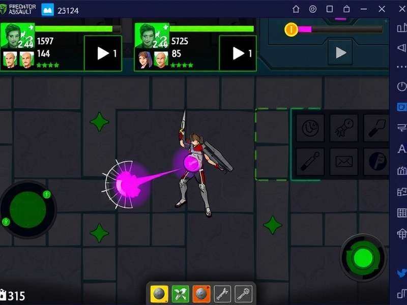 Predator Assault Mighty Hero gameplay screenshot