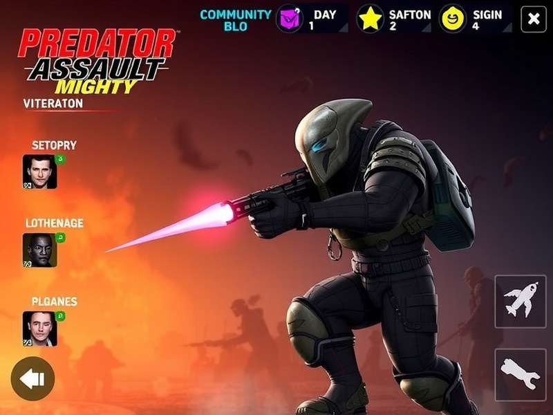 Predator Assault Mighty Hero character customization